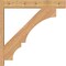Ekena Millwork Balboa Block Smooth Outlooker, Western Red Cedar, 5 1/2"W x 30"D x 30"H OUT06X30X30BOA05SWR - alternate 4